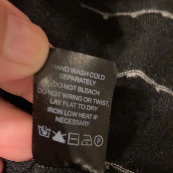 Adorable black with cream stripes dress - Picture 7 of 7